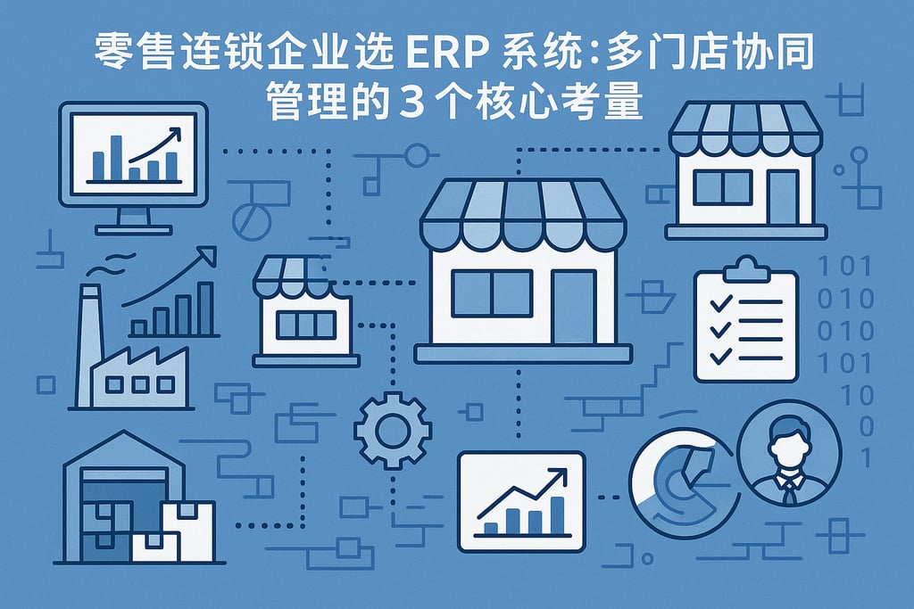 零售连锁企业选 ERP 系统：多门店协同管理的 3 个核心考量